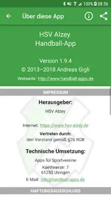 HSV Alzey android App screenshot 0